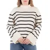 Anine Bing Ladies White Courtney High Neck Jumper In Multi