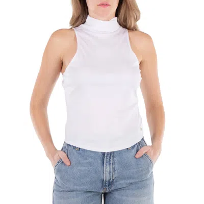 ANINE BING LADIES WHITE JENNIE TURTLENECK TOP