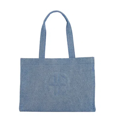 Anine Bing Lara Tote Bag In Blue