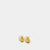 Anine Bing Large Dome Earrings -  - Gold Plated - Gold