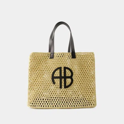 Anine Bing Large Rio Tote Bag In Nude