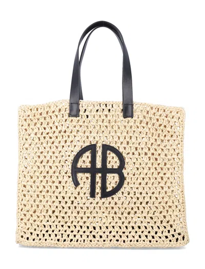Anine Bing Large Rio Tote In Sand