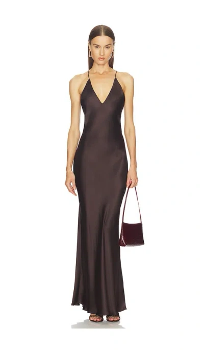 Anine Bing Laurel Dress In Brown