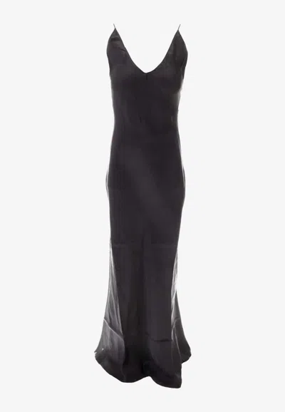 Anine Bing Laurel Sleeveless Maxi Dress In Black