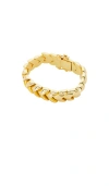 Anine Bing Layered Heart Chain Bracelet In Gold In 골드