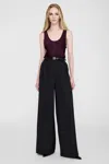 Anine Bing Lea Silk-charmeuse Tank In Bordeaux