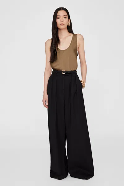 Anine Bing Lea Top In Sepia In Brown
