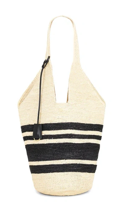 Anine Bing Leah Large Hobo Bag In Neutral