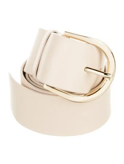 Pre-owned Anine Bing Leather Belt In Neutrals