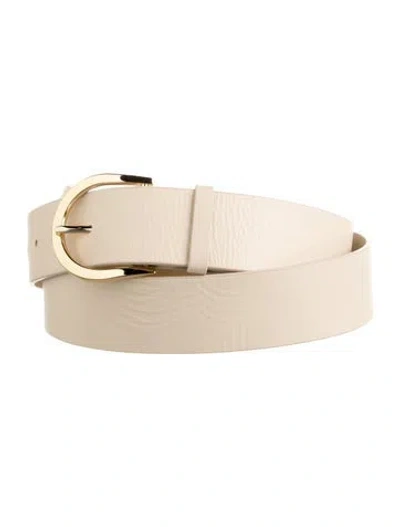 Pre-owned Anine Bing Leather Belt In Neutrals