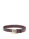 Anine Bing Leather Belt In Red