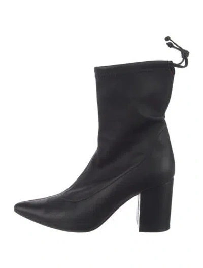Pre-owned Anine Bing Leather Boots In Black