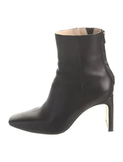 Pre-owned Anine Bing Leather Boots In Black