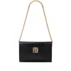 Anine Bing Elly High-shine Leather Clutch