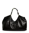 Anine Bing Womens Kate Leather Tote Bag Black In Black