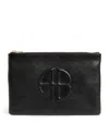Anine Bing Lili Pouch In Black Pebbled In Black