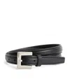 Anine Bing Buckle-detail Leather Belt In Black