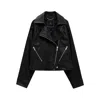 Anine Bing Julie Leather Jacket In Black