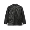 Anine Bing Lydia Leather Jacket In Black
