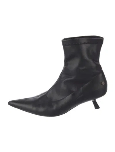 Pre-owned Anine Bing Leather Pumps In Black