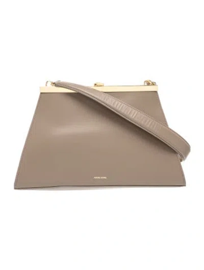 Pre-owned Anine Bing Leather Shoulder Bag In Neutrals