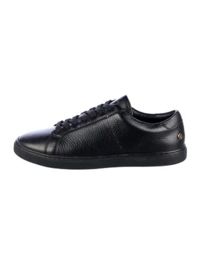 Pre-owned Anine Bing Leather Sneakers In Black