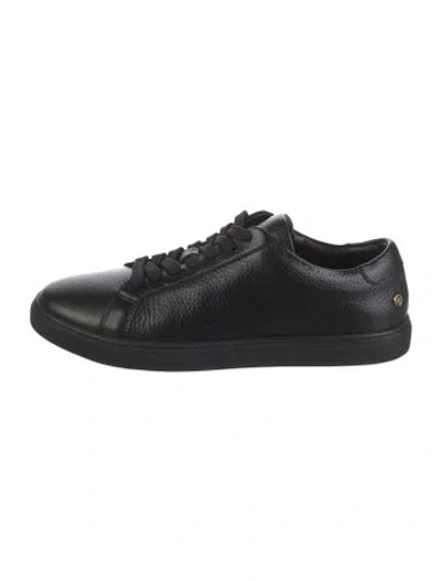 Pre-owned Anine Bing Leather Sneakers In Black
