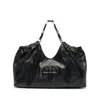 Anine Bing Womens Kate Leather Tote Bag Black
