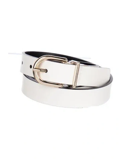 Pre-owned Anine Bing Leather Waist Belt W/ Tags In Black