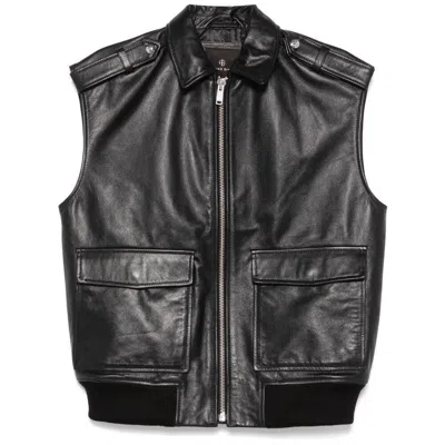 ANINE BING ANINE BING LEATHER WAISTCOATS