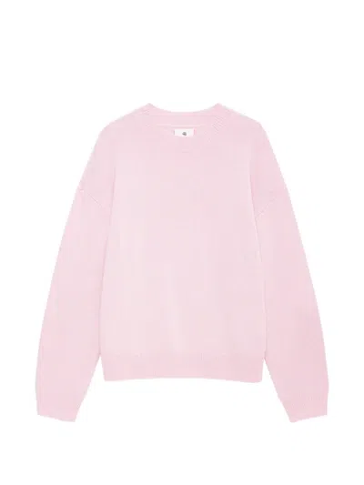 Anine Bing Lee Crew-neck Sweater In Pink