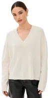 Anine Bing Kaschmirpullover Mit V-ausschnitt In Ivory