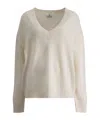 Shop Anine Bing Lee V-neck Cashmere Jumper In Nude