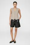 Anine Bing Lena Vest In Sand In Sand