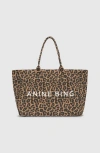 Anine Bing Leo Canvas Tote Bag In Multi