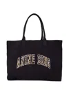 Anine Bing Leo Canvas Tote In Blue