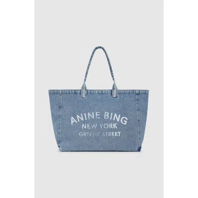 Anine Bing Leo Denim Tote