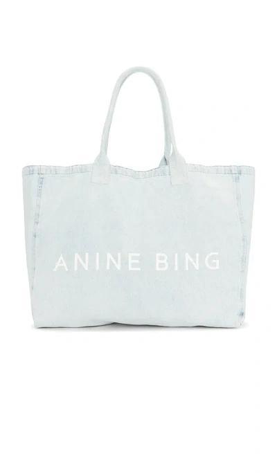 Anine Bing Leo Denim Tote Bag