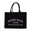 Anine Bing Leo Shopper Bag In Black