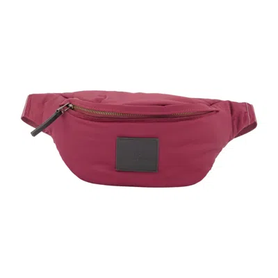 Anine Bing Leon Belt Bag In Burgundy