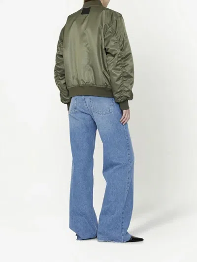 ANINE BING ANINE BING LEON BOMBER  ARMY GREEN
