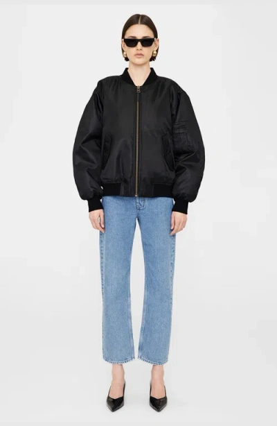 Anine Bing Leon Bomber In Black