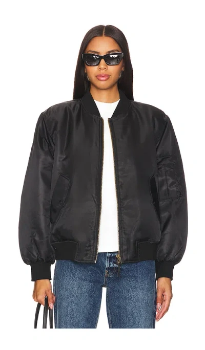 Anine Bing Leon Bomber In Black