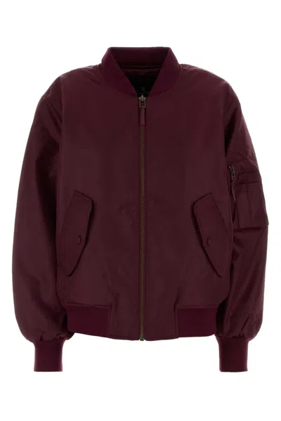 Anine Bing Leon Bomber - Fig In Burgundy
