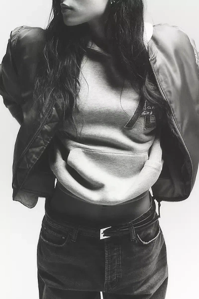 Anine Bing Leon Bomber Jacket In Brown