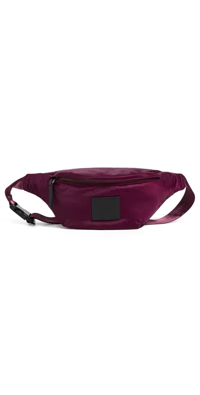 Anine Bing Leon Small Nylon Waist Bag Fig