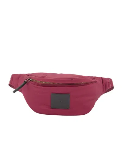 Anine Bing Leon Small Waist Bag Nylon In Red
