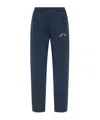 Anine Bing Leone Logo-print Track Pants In Blue