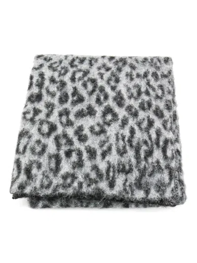 ANINE BING ANINE BING LEOPARD PRINT SCARF