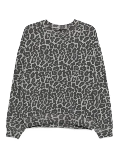 Anine Bing Leopard-print Sweatshirt In Animal Print